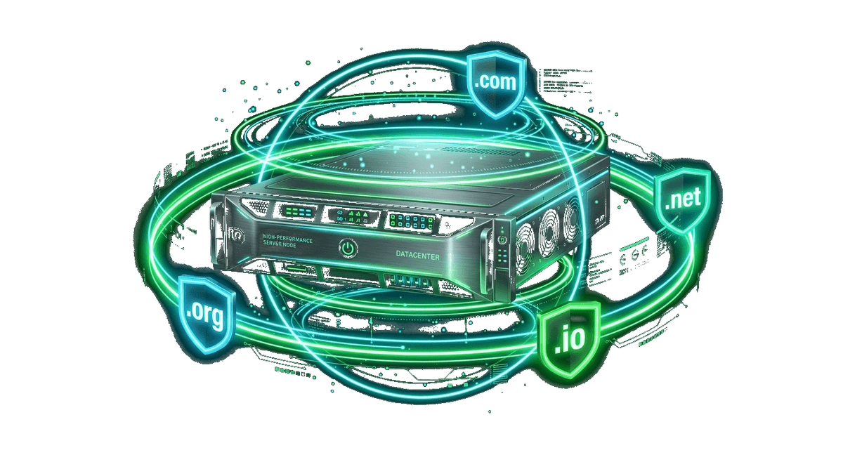 HostInNepal Web Hosting & Domain Network Transparent 3D Art